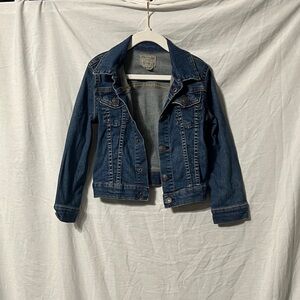 Ralph Lauren Kids Blue Denim Polo Jacket